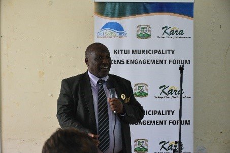 Kitui Citizen Engagement Forum in session: 25th April 2019